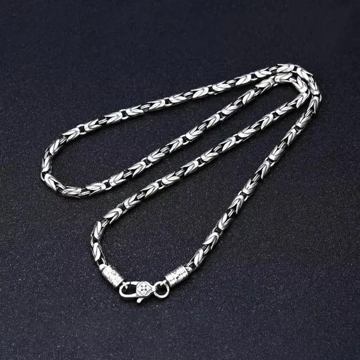 Nouvelle mode 2026 Collier 100% Argent Sterling S925 6MM pour Hommes et Femmes