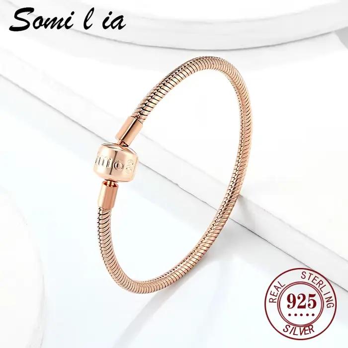 Bracelet en argent sterling 925 serpent forme animal de compagnie bijou hyperbolique original pour femmes anniversaires saint-valentin