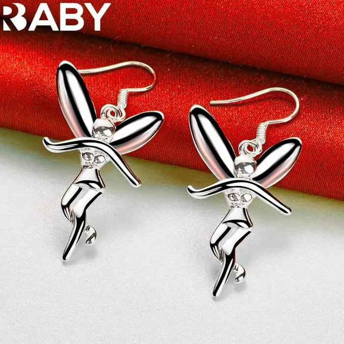 URBABY 925 boucles d'oreilles géométriques en argent Sterling pour les femmes charme tendance cadeaux d'anniversaire mode fête bijoux fins