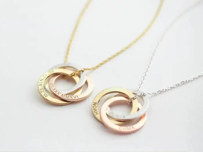 Collier à Maillons Personnalisés avec Nom de l'Enfant