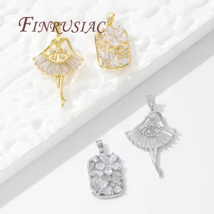 Bases de pendentifs plaquées or 18 carats pour créations de bijoux DIY modernes et personnalisées pour femmes occasions spéciales