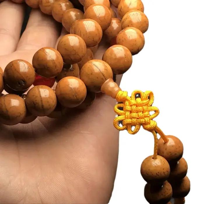 Bracelet Bodhi à petits yeux 108 perles de prière spirituelles pour hommes et femmes occasions de méditation et développement personnel