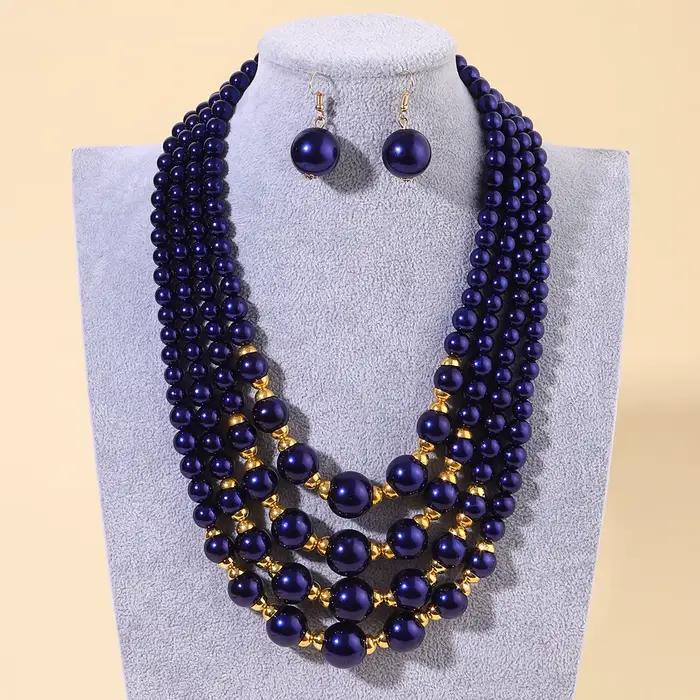 Ensemble de bijoux de mariée au nouveau design