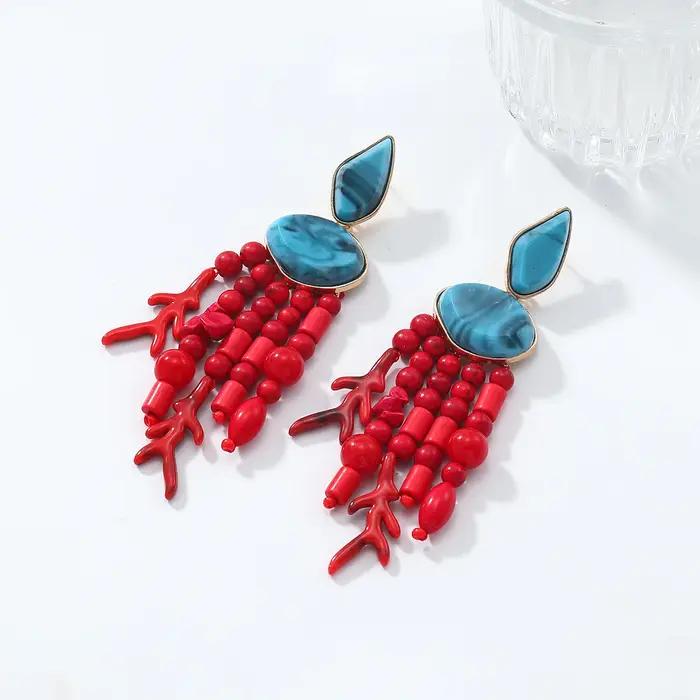 ZAA – boucles d'oreilles à breloques pour femmes