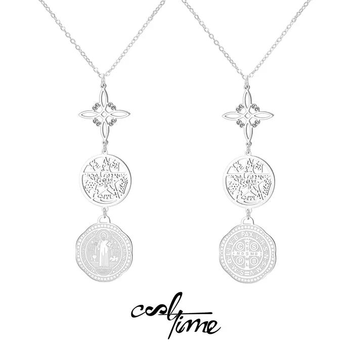 Collier triple protection avec nœud de sorcière