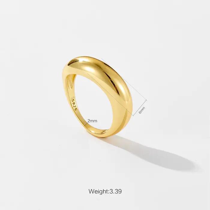 DPLAOPA – bague en argent Sterling 100% pour femmes