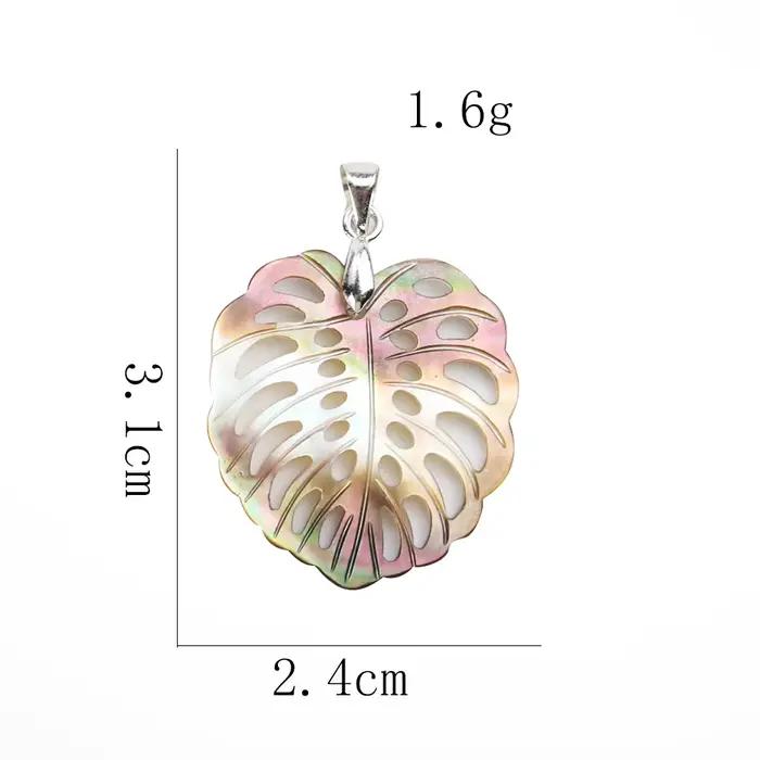 Collier de Luxe en Coquille Noire Naturelle pour Femme, Pendentif de Serpillière de Tahiti, Breloque