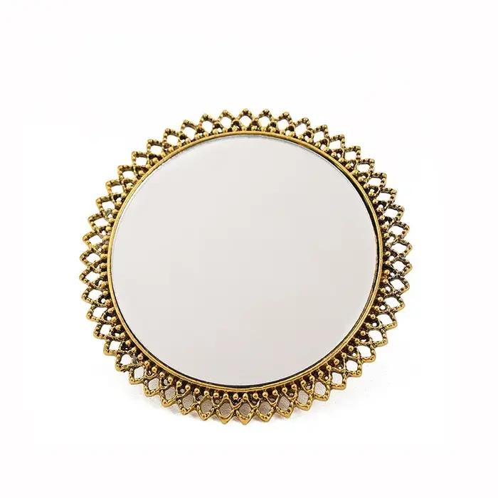 Bague miroir exagérée de Style cour rétro indien