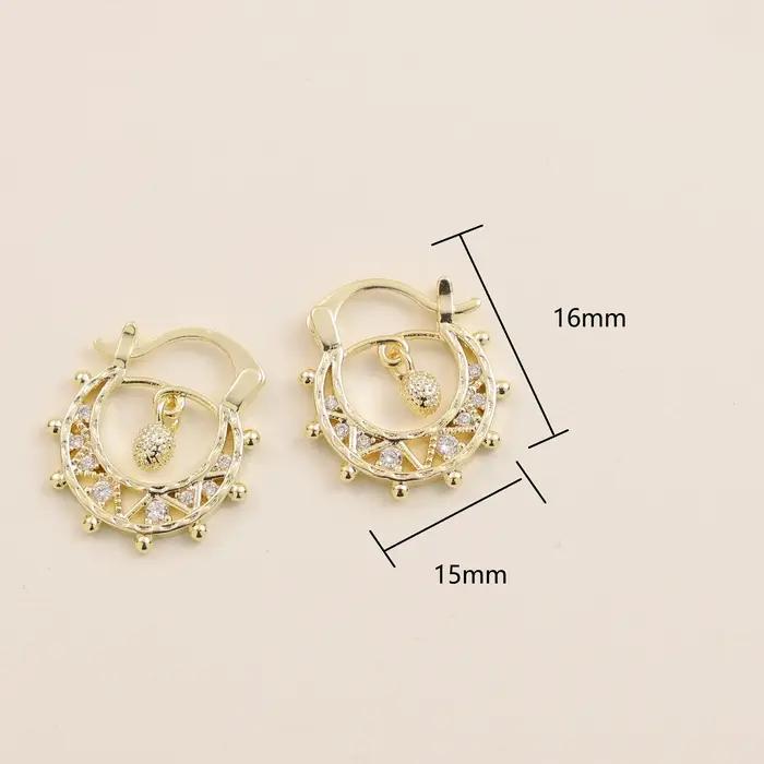 Boucles d'oreilles de style victorien - Bracelet manchette gitane Boho