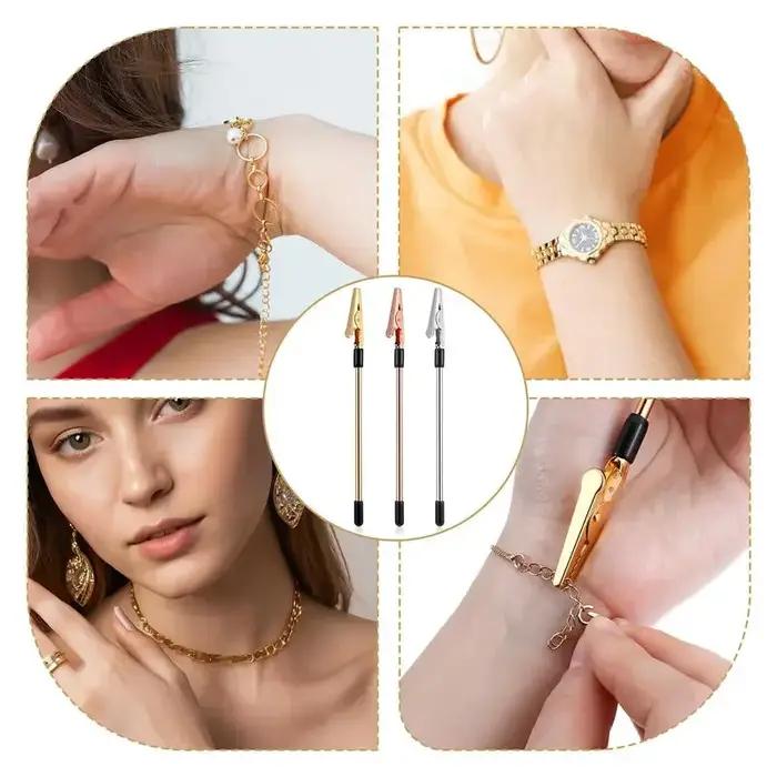 5 pièces en métal Bracelet aide outil crochet joli