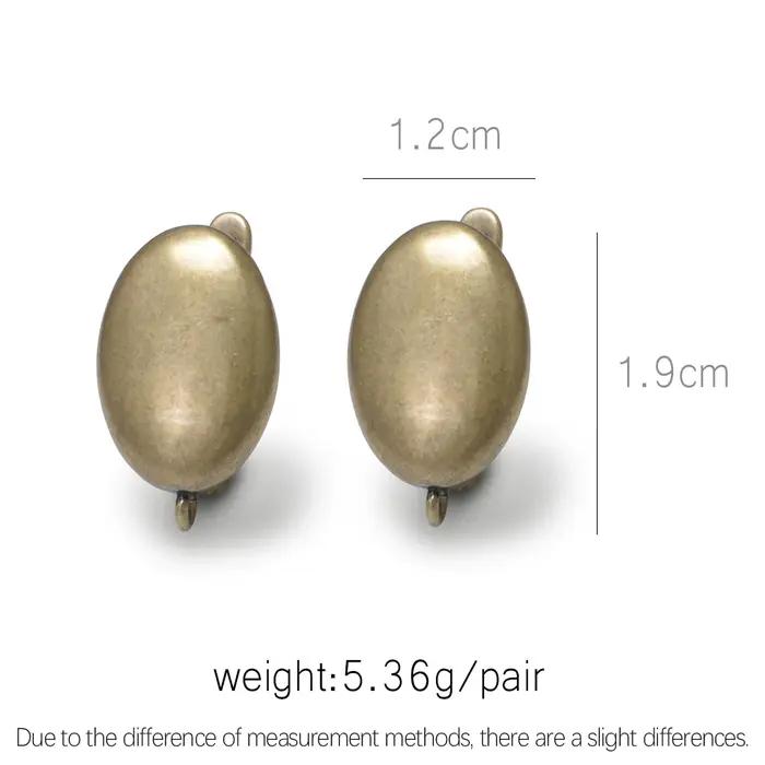 1 paire de boucles d'oreilles en Bronze Antique