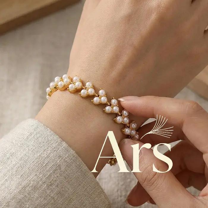 Bracelet élégant en imitation perle Ars