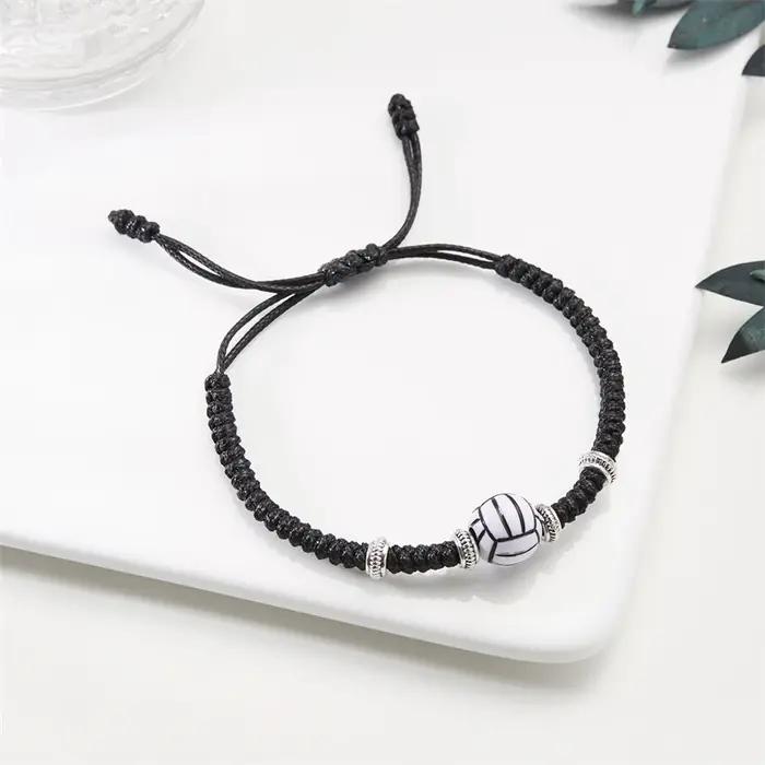 Bracelet Sportif Minimaliste à Perles de Montagne pour Homme, Occasions Spéciales et Vie Quotidienne