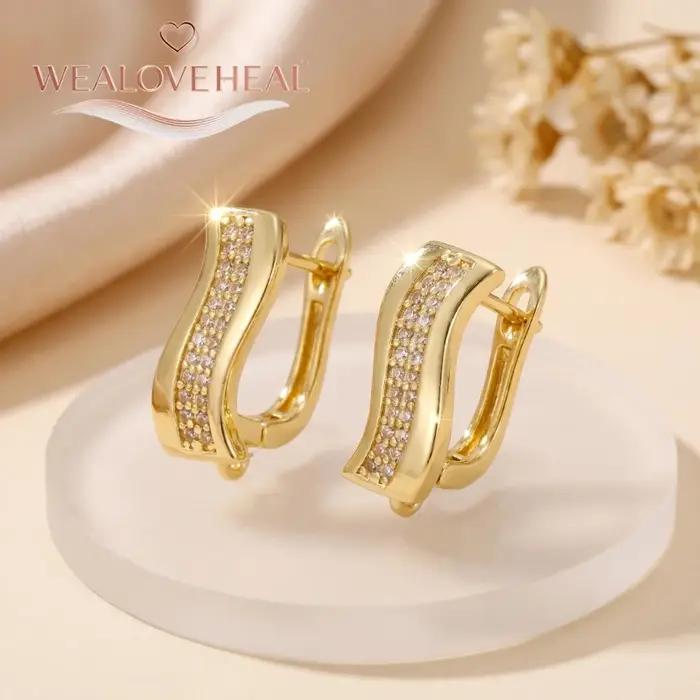 Crochets de boucles d'oreilles de luxe à fermoir levier