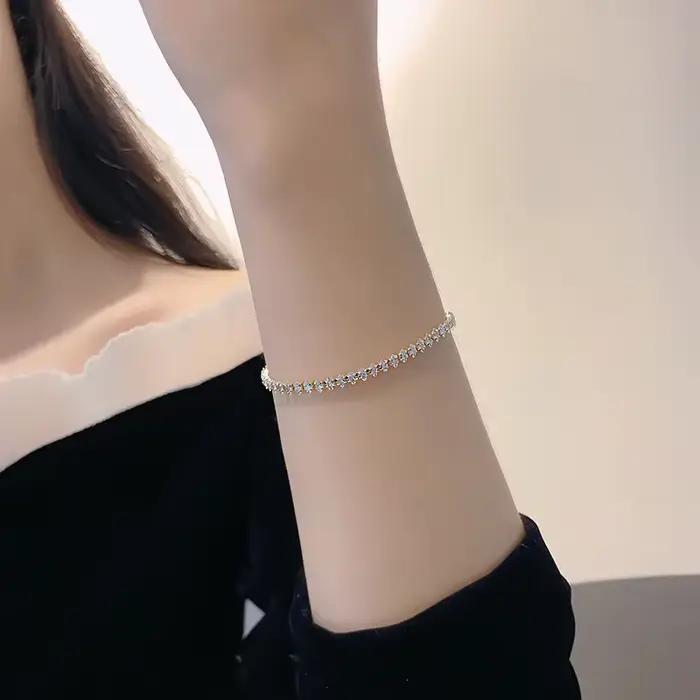 Bracelets de luxe en cristal romain pour femmes