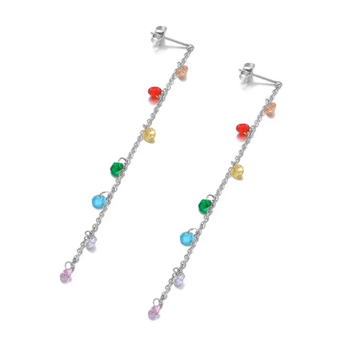 Lokaer-Ensemble de bijoux de plage en acier inoxydable pour femmes et filles, boucles d'oreilles en