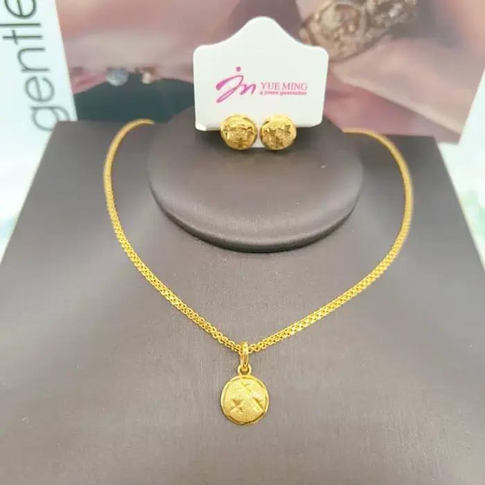 Ensemble de bijoux couleur or exquis pour fête
