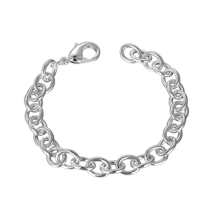 Bracelet en argent Sterling 925 pour hommes et femmes, bijoux à la mode, classique, Simple, élégant, cadeaux d'anniversaire