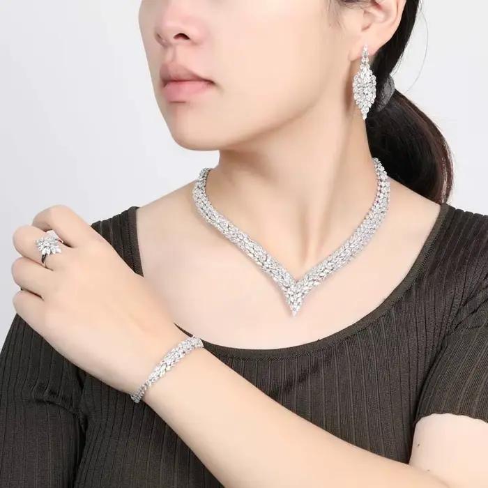 Ensemble de Bijoux Luxueux pour Femme