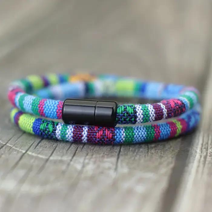 Bracelet Bohème Magnétique en Fil Robuste et Design Unique pour Hommes Occasions Spéciales Plage Aventures