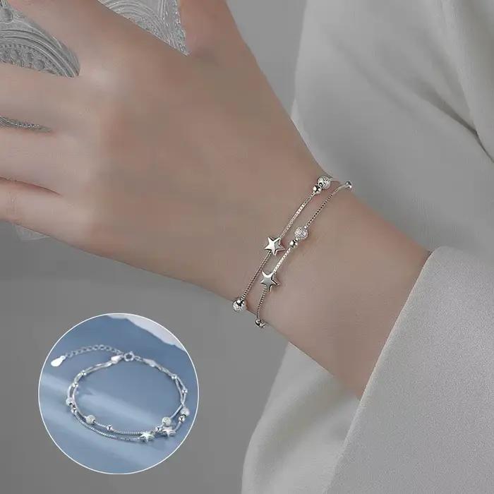 Bracelets de luxe en argent Sterling 925 pour femmes