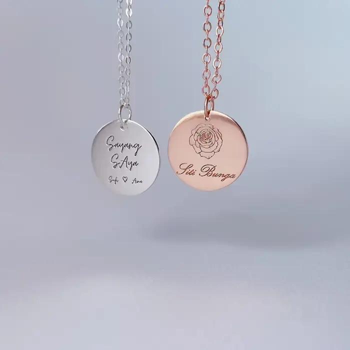 Collier personnalisé avec nom GROPhoto