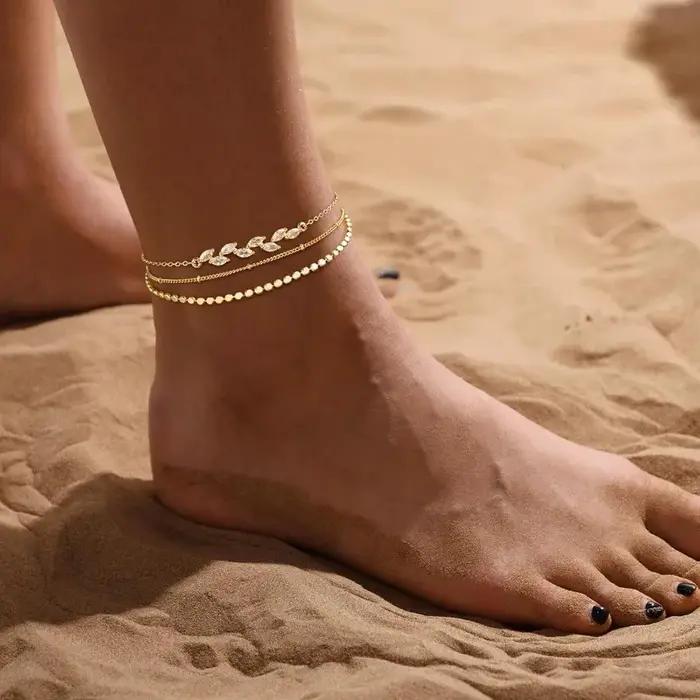 Bracelets de cheville pour femmes et filles