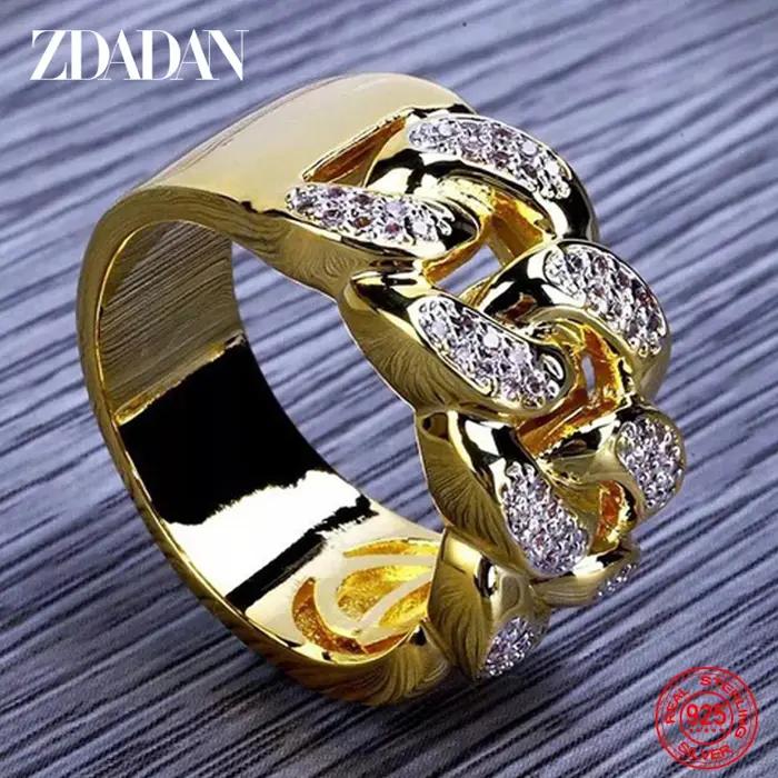 Bague en argent Sterling 925 sertie de zirconium blanc élégante alliance de mariage pour femmes occasions spéciales engagement romantique