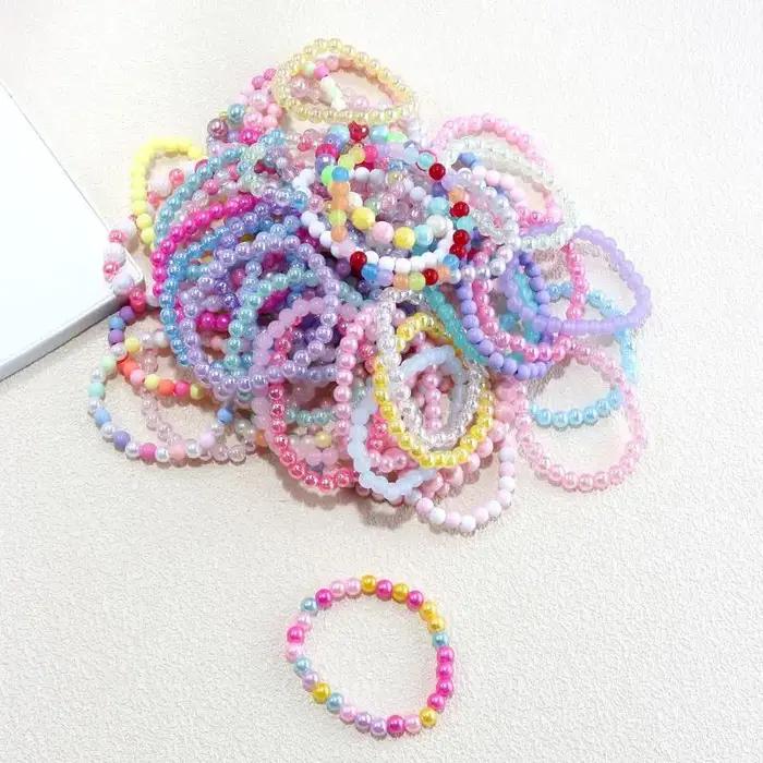 10/20/30 pièces Bracelet de perles colorées enfants filles cadeaux de fête d'anniversaire Goodie Pinata remplissage