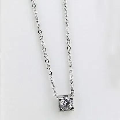 Collier ras du cou en acier inoxydable pour femme, bijoux en or rose, document SION L, cristal, mode, nouveauté