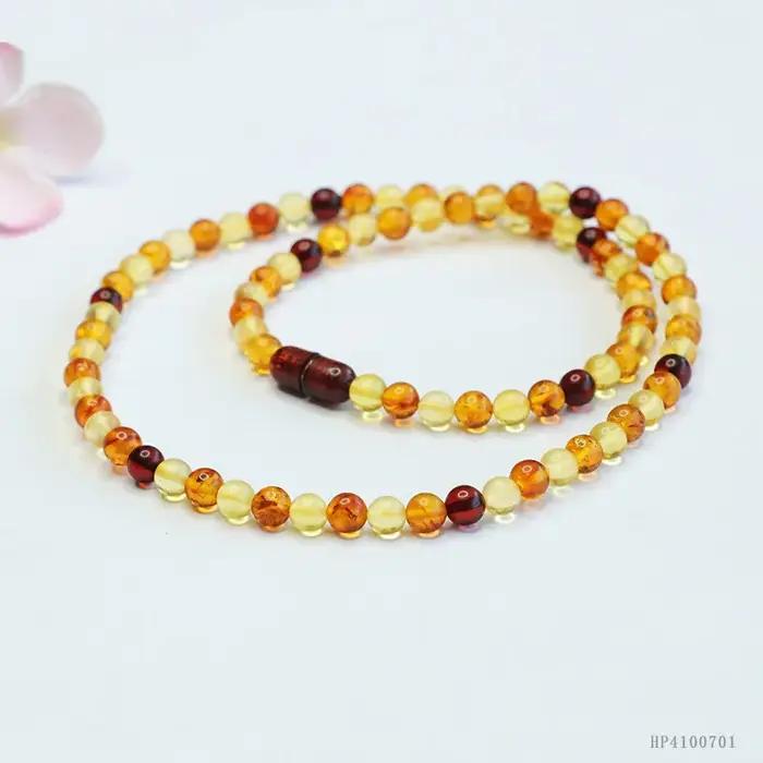 2025 nouvelle mode femme baltique ambre naturel collier fleur