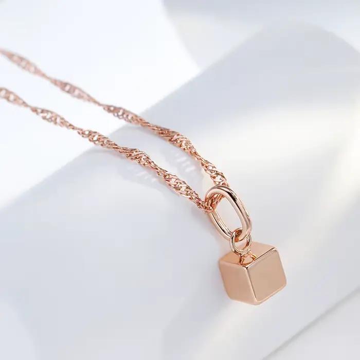 Jcorde YDREAM-Pendentif Carré Brcorporelle pour Femme