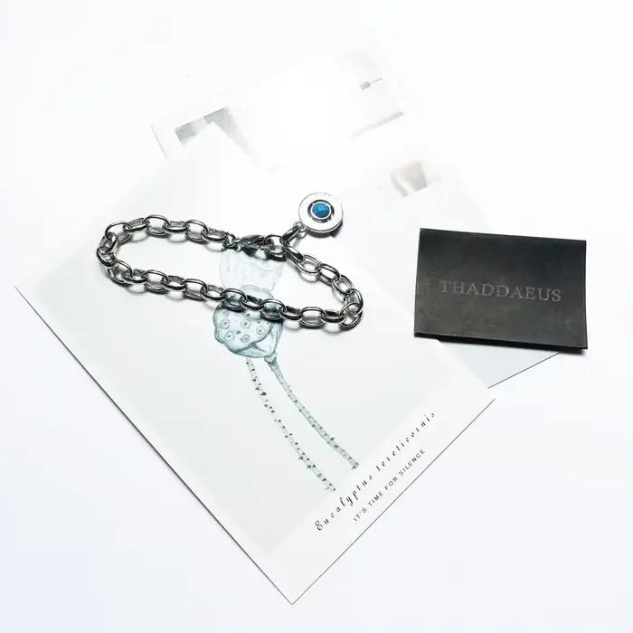 Bracelets à breloques JOCharm à maillons bleus, cadeau en argent regardé 2019 pour femmes et hommes, bijoux de style européen, club d'accessoires de mode, automne 925