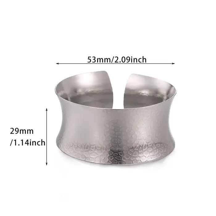Bracelet manchette large tendance pour femme