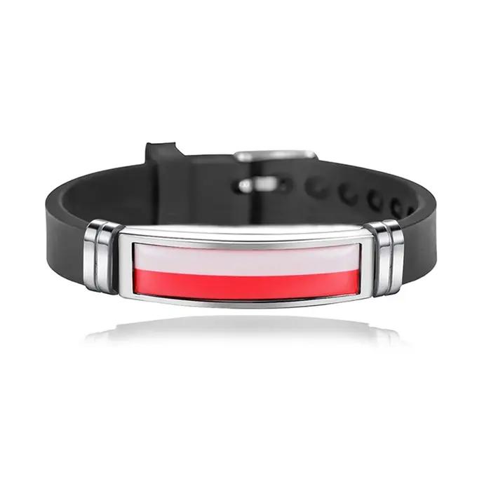 Bracelet drapeau National USA France Canada drapeaux