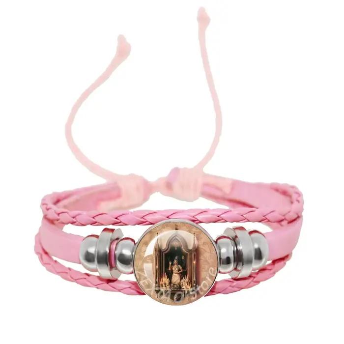 Bracelet Melanie M-Martinez HADES SACRIFICE, pendentif en verre cabochon, bracelet rose, bijoux à breloques, cadeaux créatifs