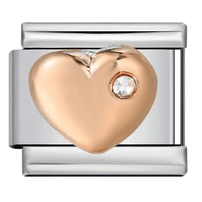 URING Y2k Bracelet à breloques italien liens coeurs amour amant chaîne à main