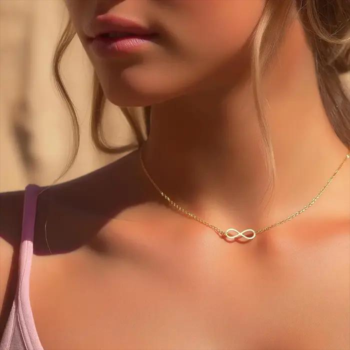 Collier Symbole Infini