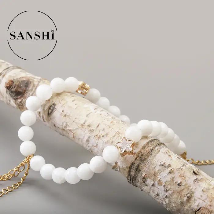 Bracelet en pierre de lune naturelle de haute qualité pour hommes et femmes
