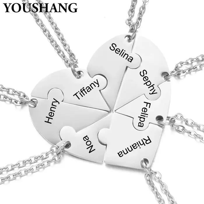Collier personnalisé avec nom en acier inoxydable