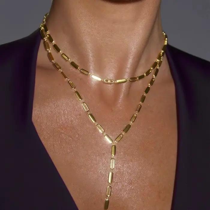 Ensemble de bijoux pour femme couleur or