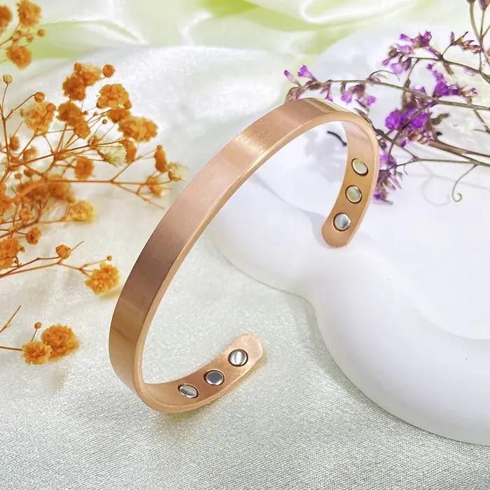 Bracelet magnétique en cuivre pur pour femmes et hommes