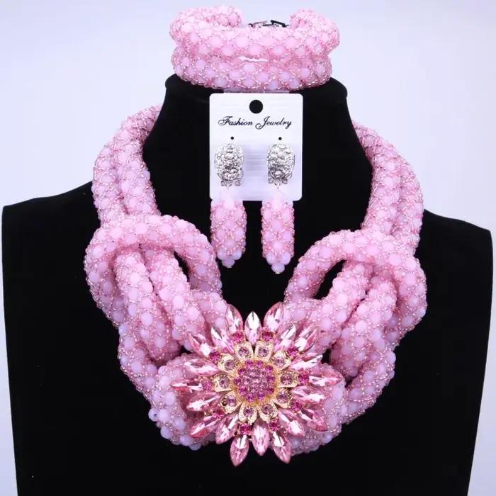 Ensembles de bijoux africains de luxe pour femmes mariées