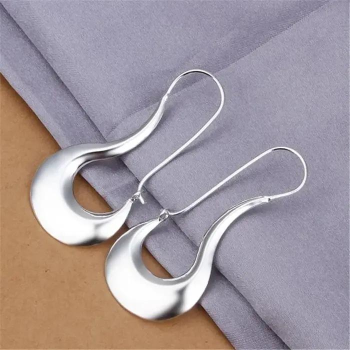 Boucles d'oreilles fines en argent Sterling 925 pour femmes