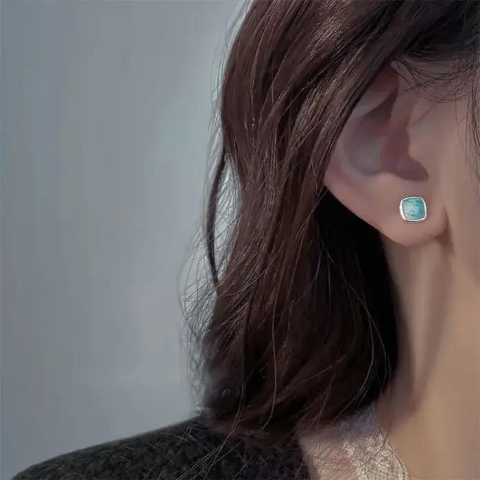 ITSMOS – boucles d'oreilles en Amazonite
