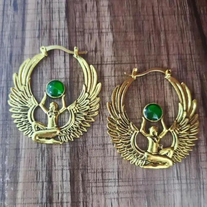Boucles d'oreilles pour femmes de style européen et américain vintage et tendance