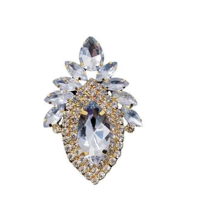 Bague Strass en Forme de Goutte d'Eau Élégante et Tendance à Offrir Pour Femme et Homme Pour Toutes les Occasions Spéciales