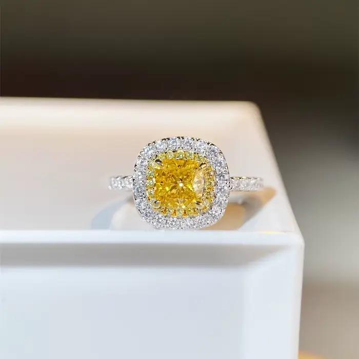 Bague en or blanc massif 18 carats AU750
