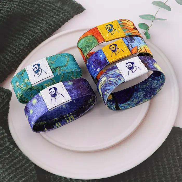 Van Gogh Bracelets pour femme hommes filles sport bracelet Art peintures ciel étoilé