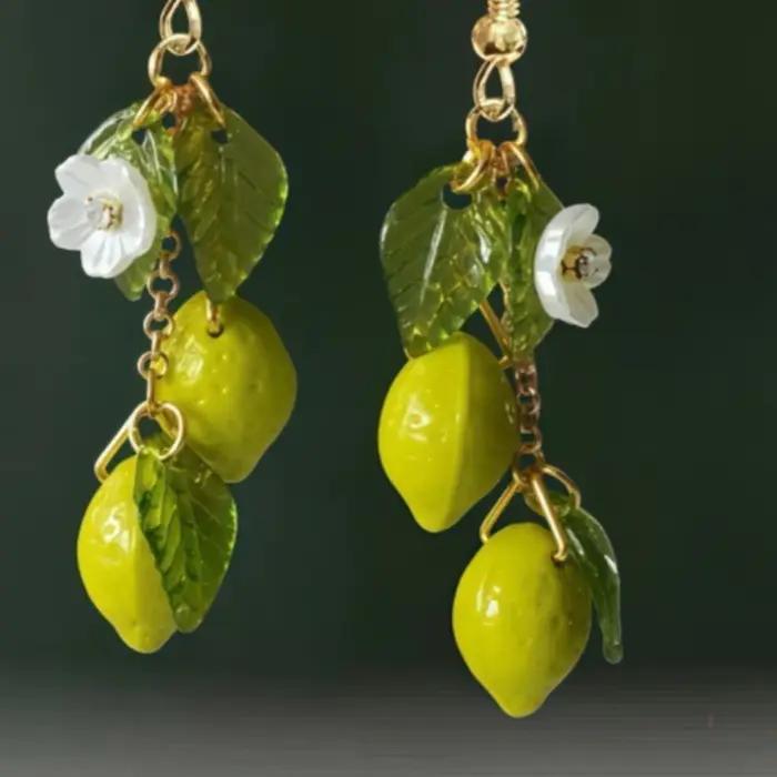 Boucles d'oreilles en verre légères